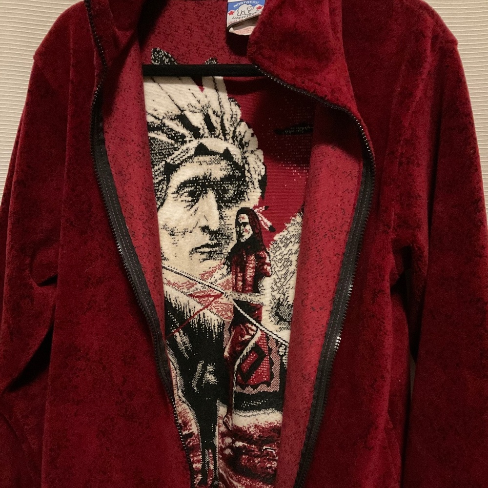 *Vintage * Northern Lifestyles Canadian Heritage Fleece Zip Up